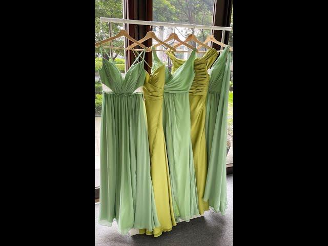 4 Styles Green Bridesmaid Dresses | Cocomelody 2023 Bridesmaid Dresses