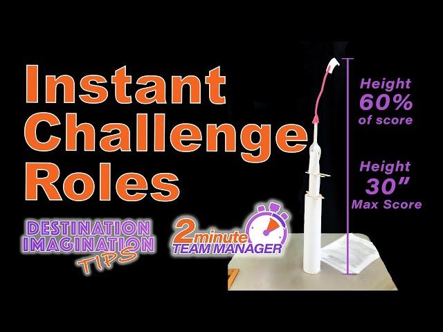 Video 705: Defining Instant Challenge Roles in Destination Imagination