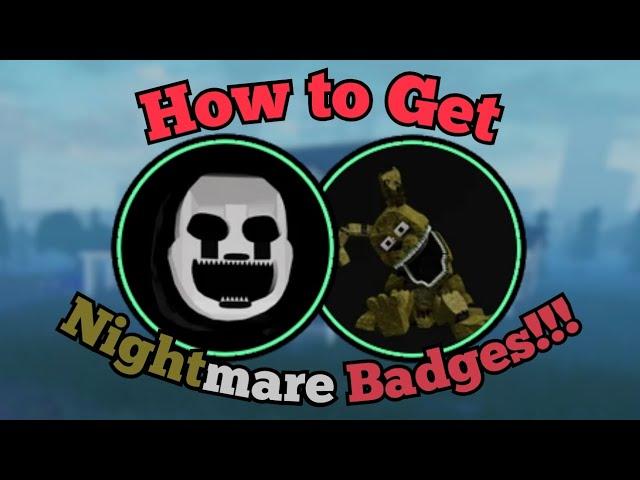 How to Get "Nightmare Puppet" & "PlushTrap" Badges!!! | Fredbear and Friends 5 | Roblox