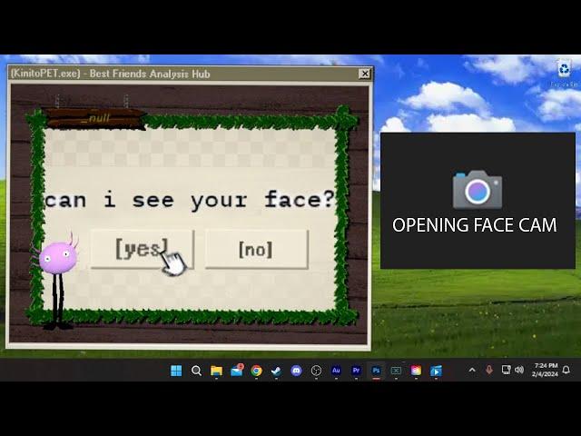 THIS GAME HACKED MY PC AND TURNED ON MY WEBCAM TRYING TO DOX ME.. - KinitoPET (Full Gameplay)