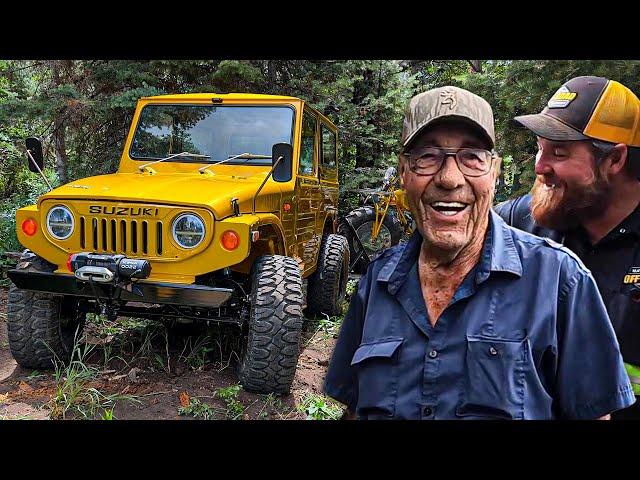 I Surprise Ed W/ His Restored Golden Nugget LJ20 Stuck 40 Years In The Mountains