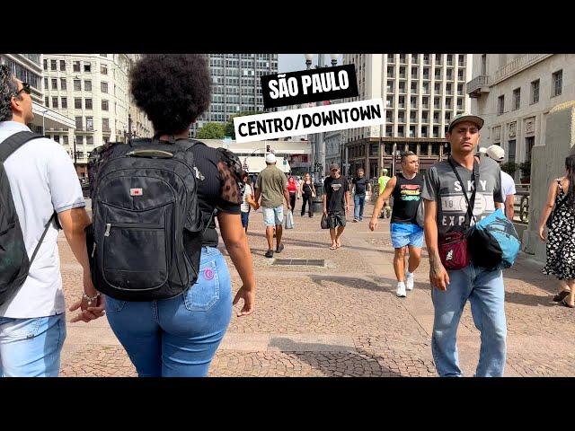 Exploring the Reality of Downtown São Paulo Today - Brazil【4K】2025