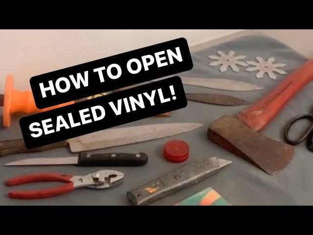 HOW TO SAFELY OPEN YOUR SEALED VINYL RECORDS