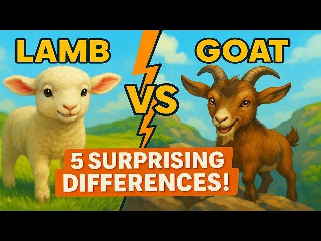 Lamb vs Goat | 5 Surprising Differences You Didn’t Know | Animal Comparison