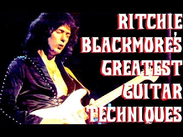 RITCHIE BLACKMORE's 26 GREATEST Guitar Techniques!