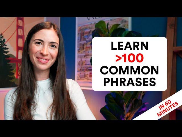 1 hour of common phrases in English (with examples)