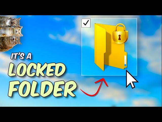 How To PASSWORD LOCK FOLDERS in Win 10/11 | Set Password To Folders Easily | Create A SECRET FOLDER