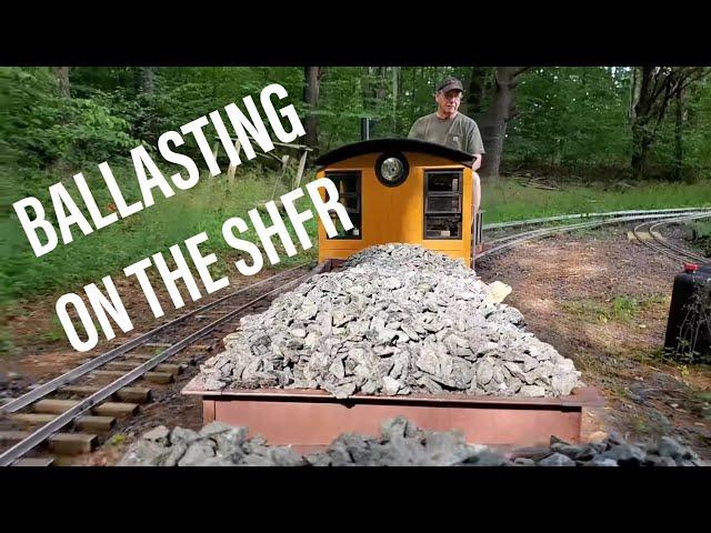 Ballasting on the Stoddard Hill Farm Railway