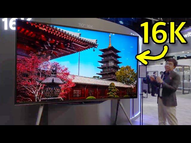 Forget 8K - Here's The World's First 110-inch 16K TV!