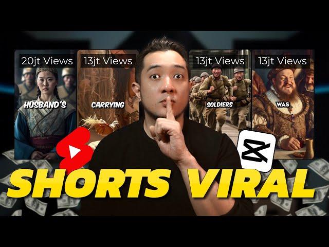 1 Shorts Rp.5JT - Cara Bikin Video Short AI Sejarah Viral untuk Cari Uang di Youtube