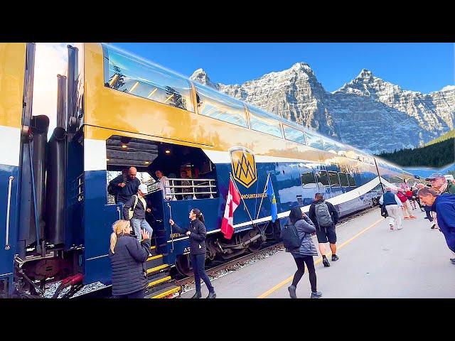 2 DAYS on the Canada's $3,000 First Class Train | Rocky Mountaineer Gold Leaf |Vancouver→Banff