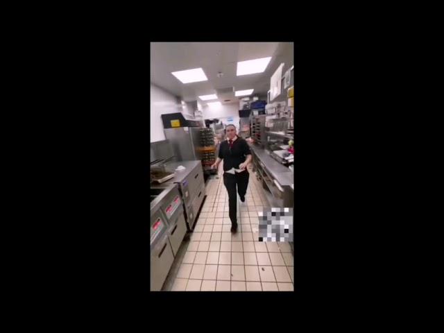 Broom guy in McDonald's!