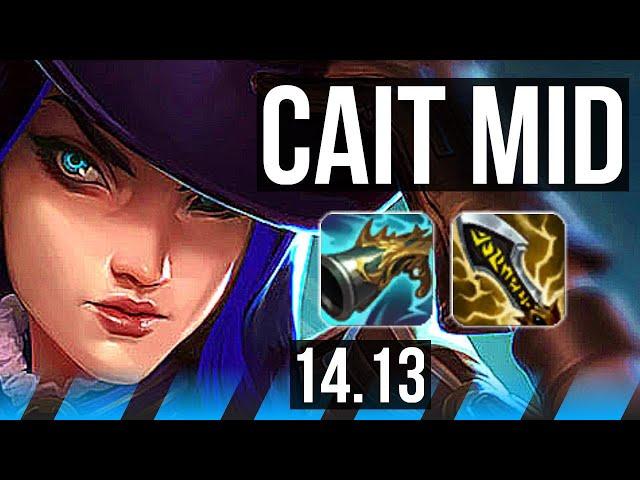 CAITLYN vs TALIYAH (MID) | 1300+ games, Dominating | NA Master | 14.13