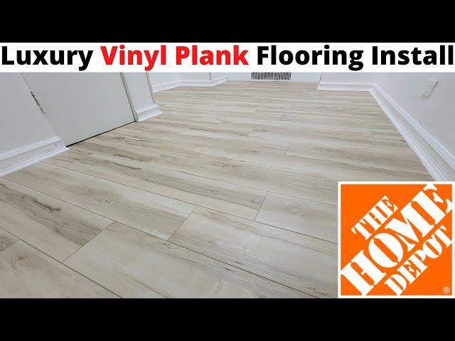 DIY: How To Install Rigid Core Vinyl Plank Flooring (Home Decorators Oak Vinyl Plank Flooring)