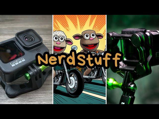 Nerd Stuff - Snap Mount Review for GOPRO And Motorcycle Test