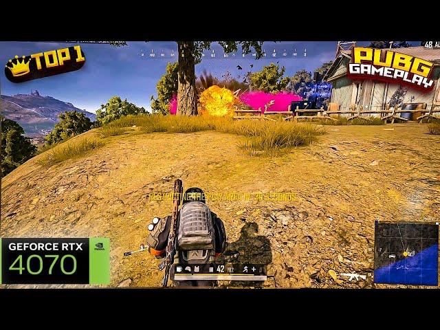  PUBG PC: Intense 4K Action Gameplay (2024) (NO Commentary)