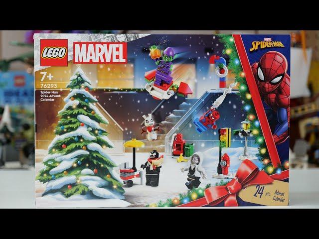 LEGO Marvel Super Heroes 76293 Spider Man 2024 Advent Calendar Speed Build Review