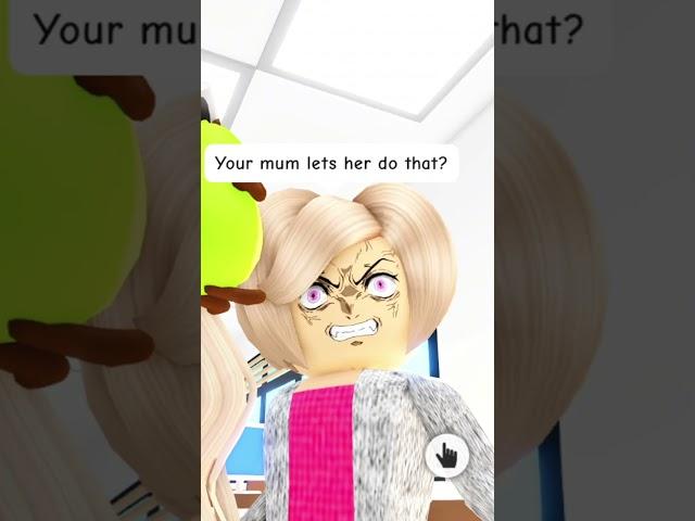 When KAREN gets violated by YOUNGEST SIBLING… #adoptme #roblox #robloxshorts