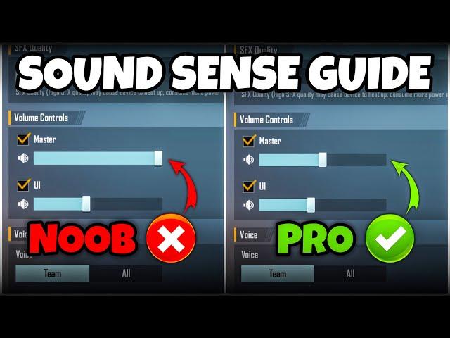 HOW TO IMPROVE SOUND SENSE TO KNOW ENEMY LOCATIONBEST BGMI/PUBG MOBILE TIPS & TRICKS.