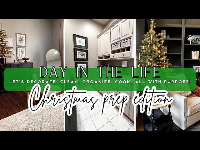 2024 CHRISTMAS DECORATE WITH ME | CHRISTMAS DECORATING IDEAS | LAUNDRY ROOM REDO | CHRISTMAS DIY