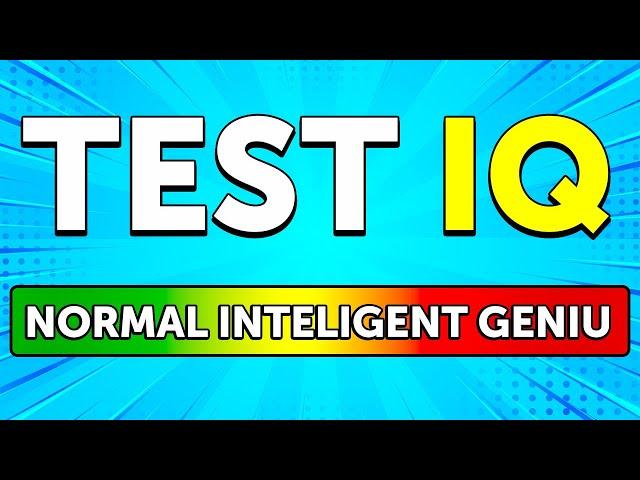 Un test IQ distractiv pentru un geniu excentric