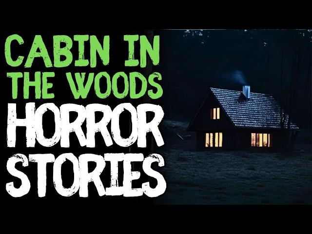 True Cabin in the Deep Woods Scary Horror Stories for Sleep | Black Screen With Rain Sounds