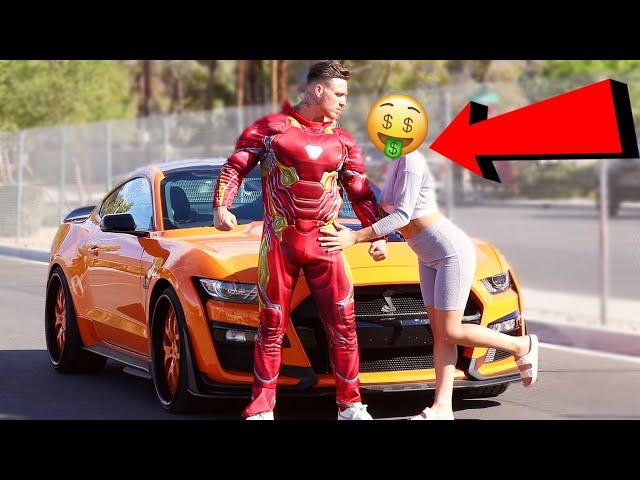 IRON MAN PICKS UP A HONEST GOLD DIGGER!!