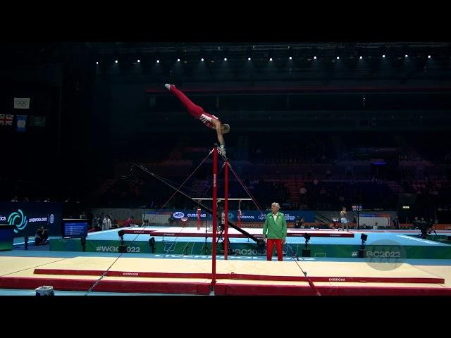 HUDDLESTON David (BUL) - 2022 Artistic Worlds, Liverpool (GBR) - Qualifications Horizontal Bar