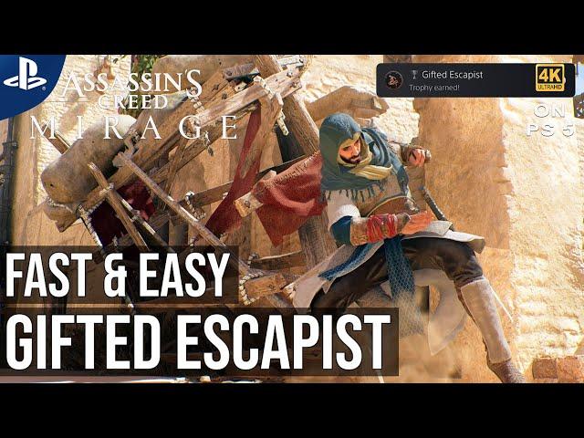 Gifted Escapist Trophy  Achievement Collapse 20 Scaffolding Structures   Assassin's Creed Mirage