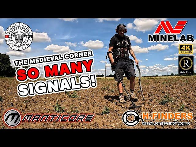 So Many Signals In The Medieval Corner! I Metal Detecting I Minelab Manticore I UK History Finders