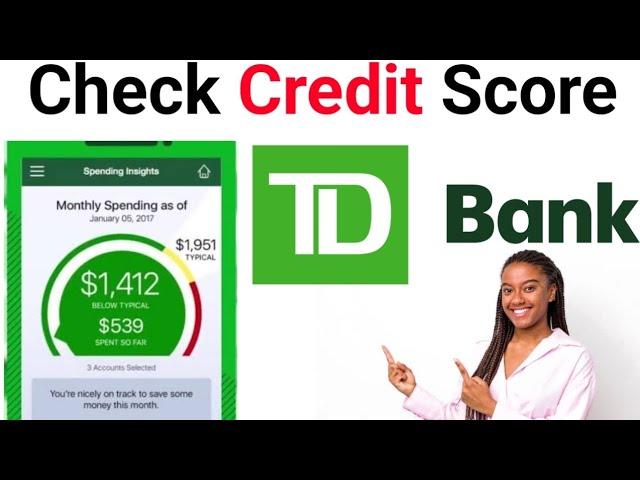 How to Check Credit Score in TD Bank App 2023 (New update)