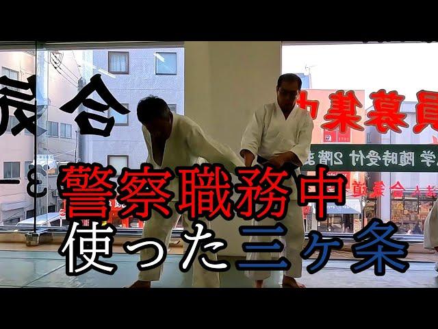 警察職務中実際に使った三ヶ条　合気道 養神館  山口泰行師範