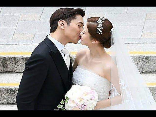 Shinhwa's Eric and actress Na Hye Mi reveal lovely wedding photos