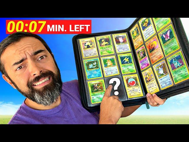 Complete Set in 2-Hours OR ELSE… (Pokémon Card Challenge)