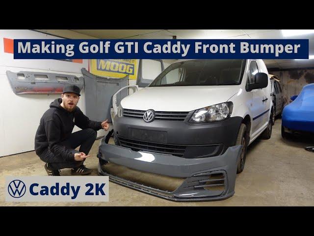 VW Caddy 2K Build Series - Golf GTI Caddy Hybrid Custom Front Bumper How To - Episode 6