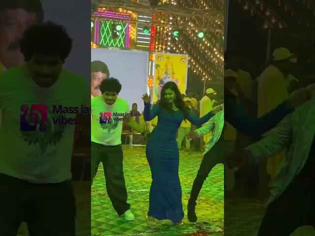 Jabardasth Avinesh & Ariyana Glory Festival Highlights: Kissik Song Celebration! #glory #massjathara