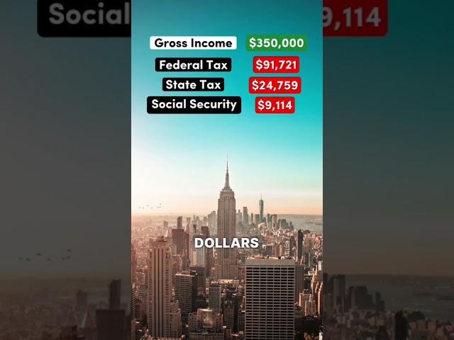 Living on a $350,000 Salary After Taxes in New York #newyork #newyorkcity #viral