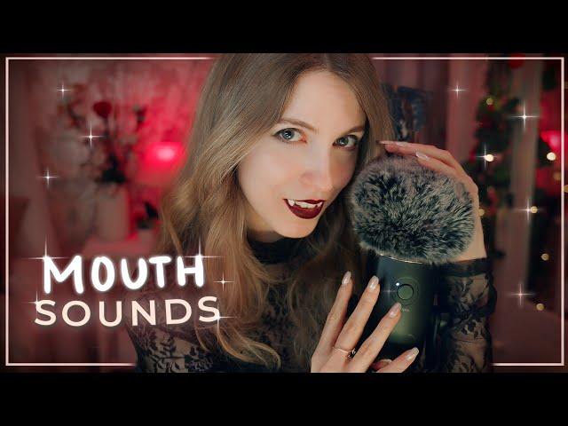 ASMR VAMPIRE OBSESSED with YOU  LAYERED MOUTH SOUNDS and VISUALS 