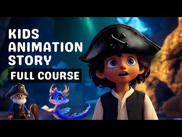 How to Create Kids Animation Story Videos With AI For a Faceless Youtube Channel  (Full Course)