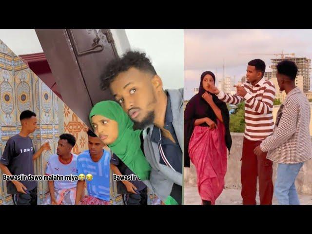 SOMALI TIKTOK FUNNY BAANA IYO XALIIMO KUUS MAXAA KALA QABSADAY OO ALBAABKA LAGU XIRAY AYAGOO MEEL