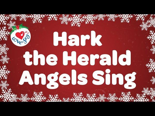 Hark the Herald Angels Sing with Lyrics | Christmas Carol & Song