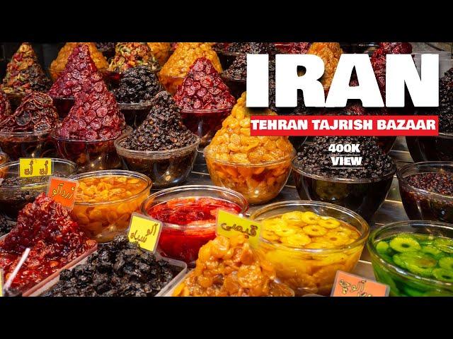 Iran Market Tour[4k60fps]-Tajrish Bazaar in Northern Tehran