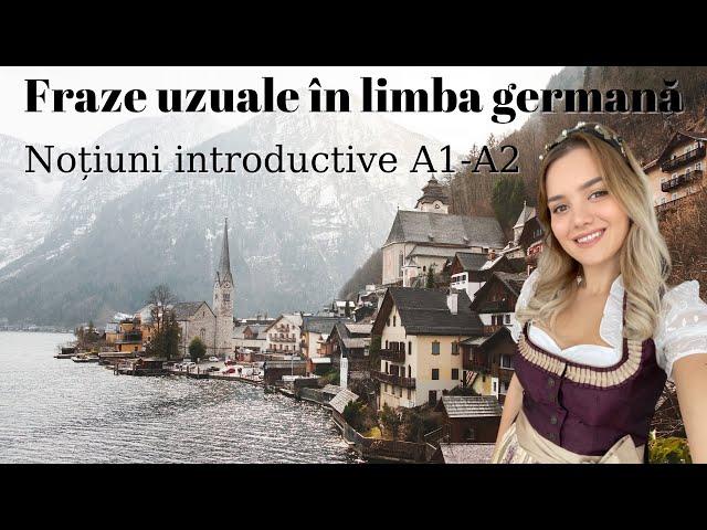 Limba germană pentru începători: Noțiuni introductive A1-A2