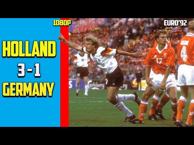 Germany vs Netherland 1 - 3 Group Stage B  Euro 1992