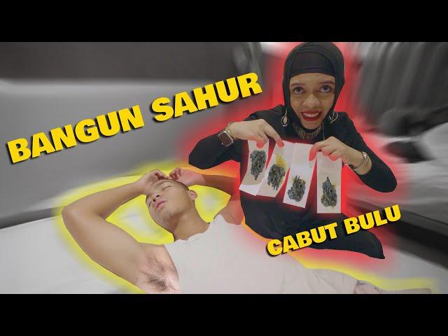 SAKIT PARAH! IBU CABUT BULU AKU UNTUK BANGUNIN SAHUR!!! **WAX**