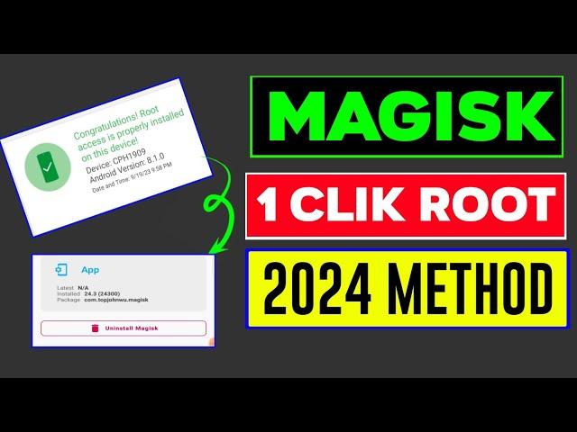 How To Root Android 13 12 11 10 9 8 Version | Magisk Root 2024 | Without Computer Kingroot Mtkeasysu