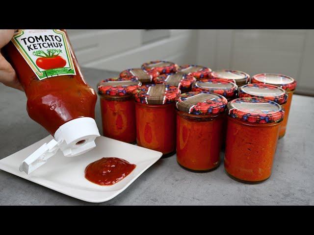 Homemade ketchup without chemicals: This is the best way to prepare ketchup!