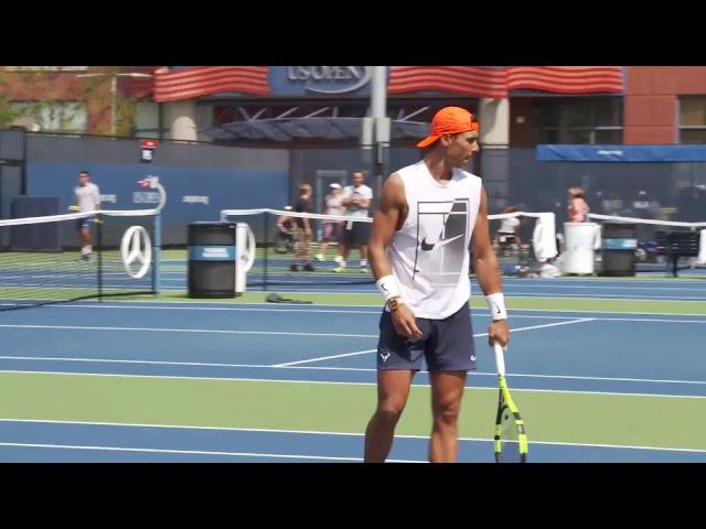 LIVE US Open Tennis 2017: Rafael Nadal Practice