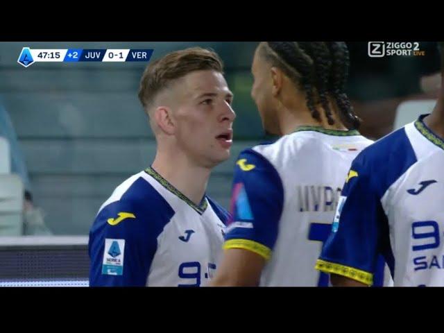 Tomáš Suslov Goal Disallowed, Juventus vs Hellas Verona (2-0) Goals Highlights