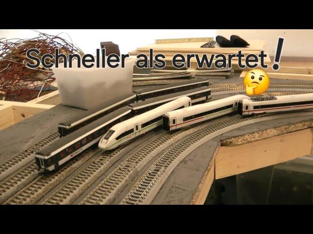 Es ging Schneller als erwartet (Modeleisenbahn Spur N)